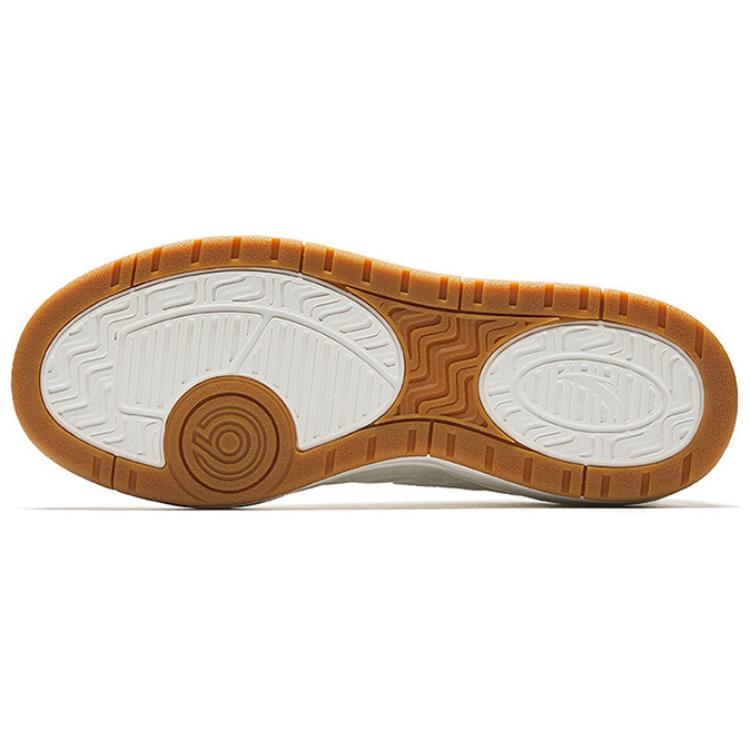 Anta Flame 1.0 Versatile Fashion Comfortable Breathable Lightweight Increased Height Low-Top Sneakers Women sneakers Ivory-White 122528091-2