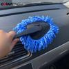 Car Gadget  Auto Exterior Cleaning and Dust Removal Mini Microfiber Soft Bristle Duster Short Plastic Handle Car Accessories