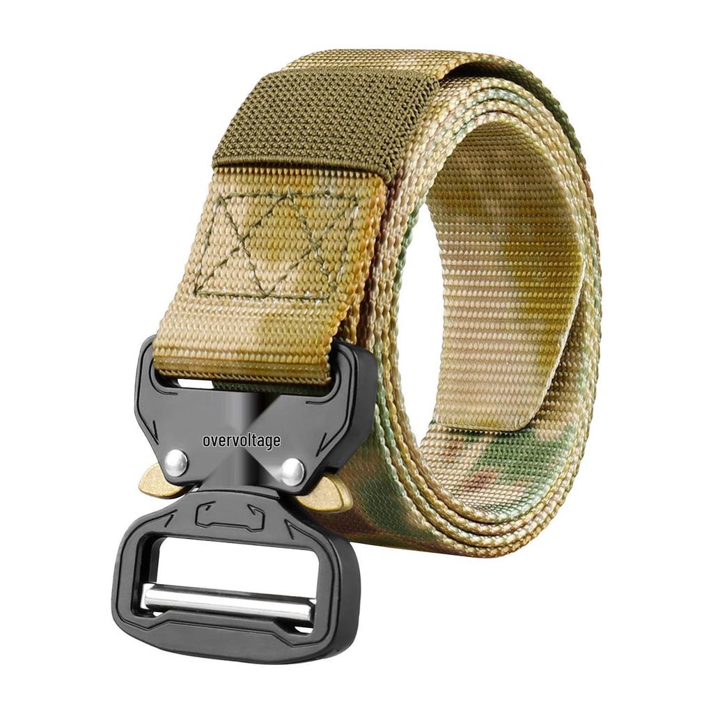 Tactical Men's Camouflage Nylon Belt - Versatile Outdoor Training Gear