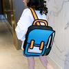 Teenager Backpack Student Cute Cartoon Large Capacity Waterproof Adjustable Strap Smooth Zipper Book School Bag Storage Unisex 2D Drawing Girls
