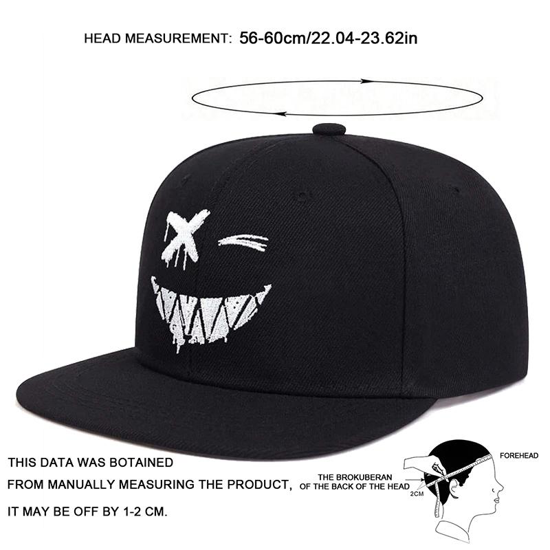 Unisex Personality Embroidery Hip-hop Hats Outdoor Adjustable Casual Baseball Caps Sunscreen Hat Sports Golf Cap
