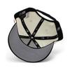 New Era 9FORTY Chicago Bulls NBA 6X Champions Grey Bottom Snapback Colored Side EU A-Frame Cap, Cream, Brim, Patch, 940AF, Exclusive, A-Frame [Used]