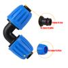 5pcs 1/2" Hose Locking Connector 16mm Drip Irrigation Fittings Locking Barb Straight Connector 4/7mm Hose Fittings Divider