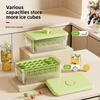 Press-to-Release Ice Cube Tray Food Grade Large Capacity for Home Freezer Storage Box for Perfect Ice Blocks Ice Cube Gadget