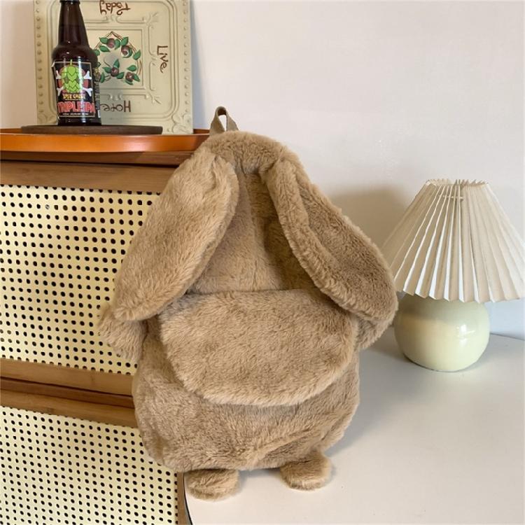 Versatile Backpack Plush School Bag Rucksack Daypack for Books Laptops and More