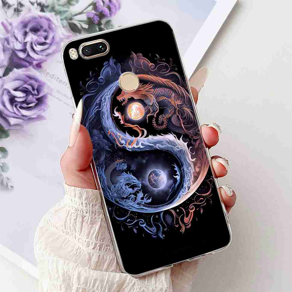 For Xiaomi Mi A1 MDG2 MDI2 Case Fashion Painting TPU Soft Silicone Cover For Xiaomi Mi A1 Mi 5X 5.5" Colorful Flower Phone Shell