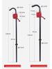 Multi-Purpose Cast Iron Manual Oil Pump - Hand-Operated Drum-Mounted Extractor
