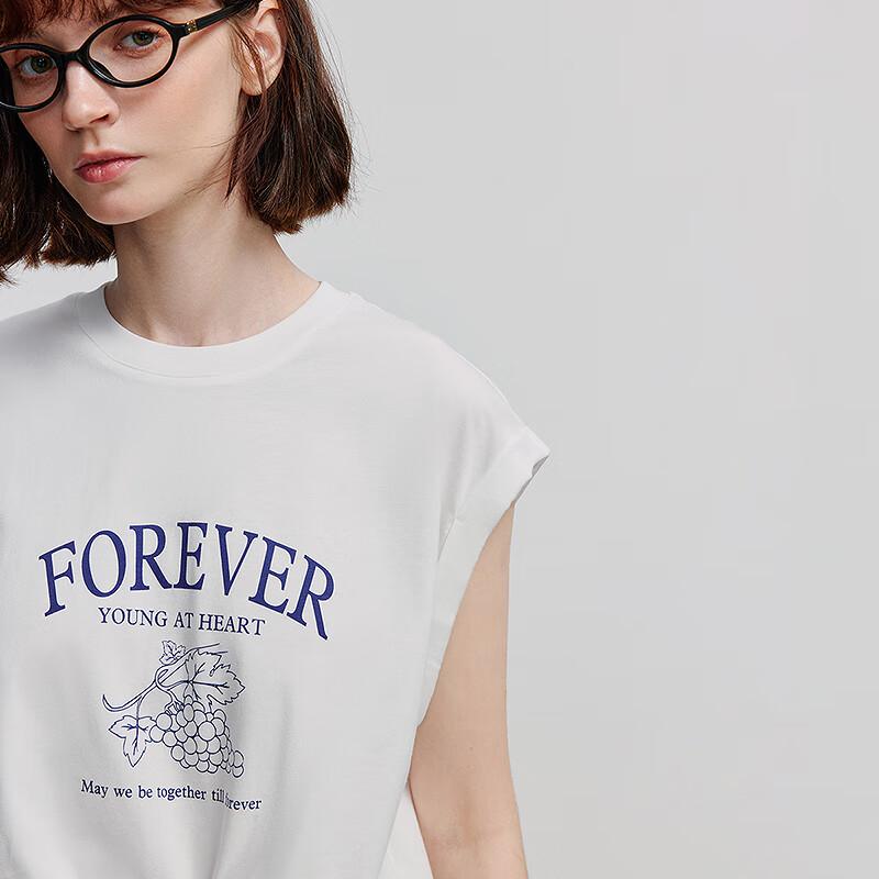 Chuyu Women's Relaxed Antibacterial Cotton T-shirt & Wide-Leg Pants Set