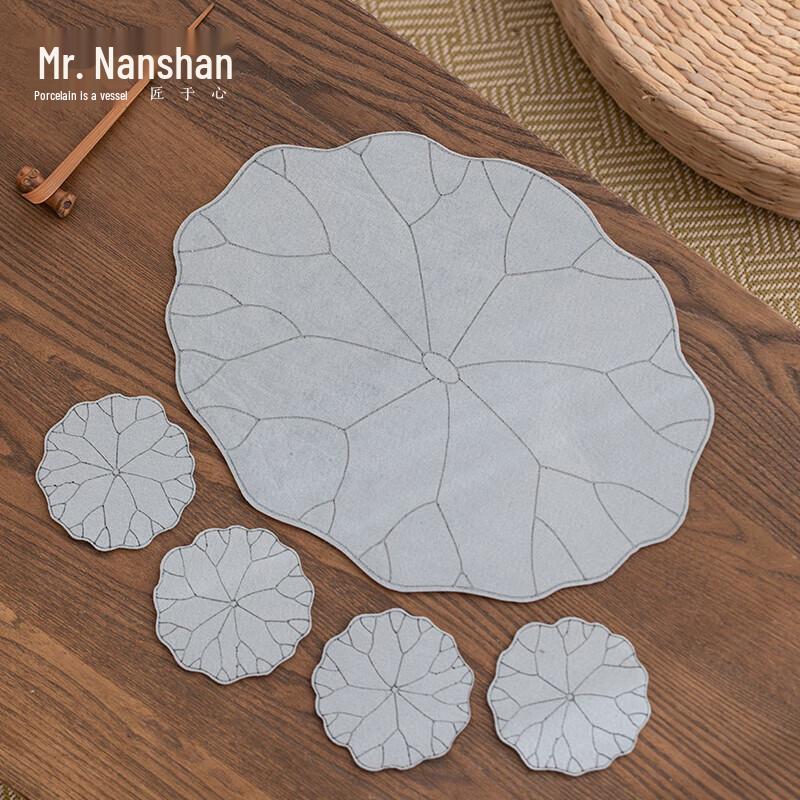 Mr. Nanshan Chinese Tea Mat and Coaster Set
