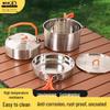 Kuledu KD Stainless Steel Cookware & Kettle Set