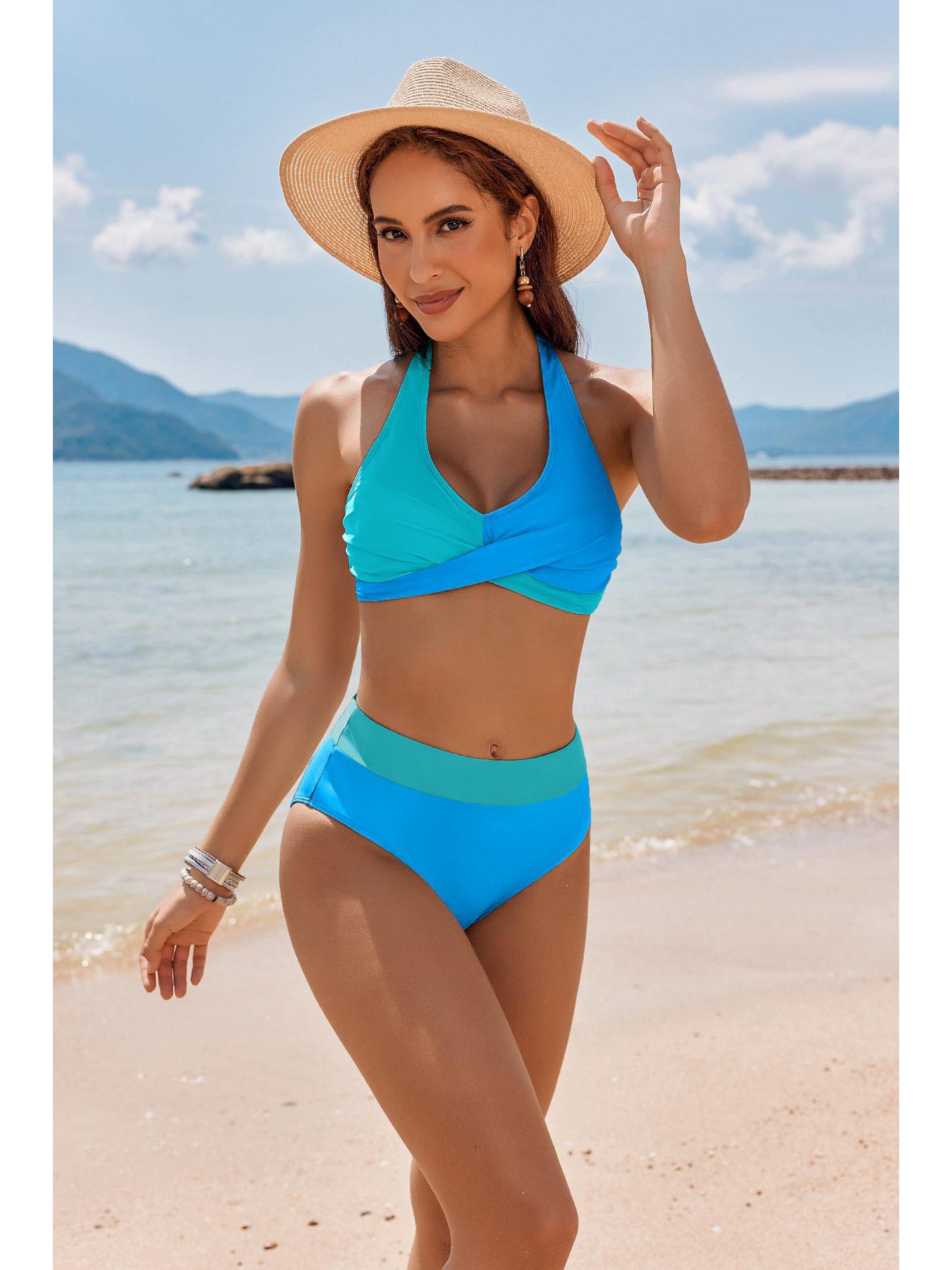 

Модный принт в европейском и американском стиле 2025 года, женский сексуальный купальник бикини M