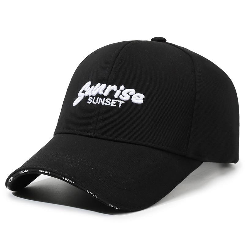 Staircase Fabric Baseball Cap With Embroidered Letters For Sun Protection And Summer Casual Wear
