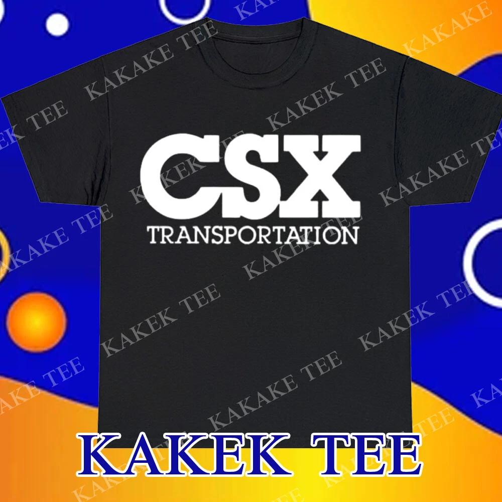 New CSX Transportation Logo T-Shirt Funny Size S to 5XL L