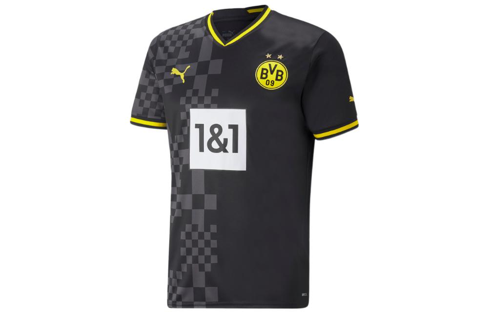 PUMA Retro Soccer Jerseys Borussia Dortmund Away Fan Version Men s Black 765884-02 M
