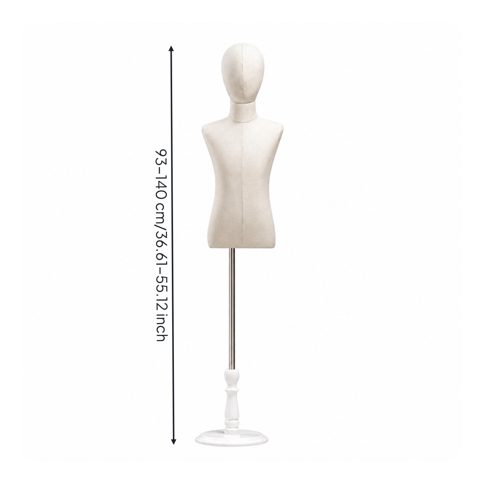 Children`s Mannequin Height-Adjustable with Round Base