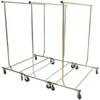 Outdoor Stainless Steel Telescopic Folding Display Stand for Clothing Store and Mall Exhibitions