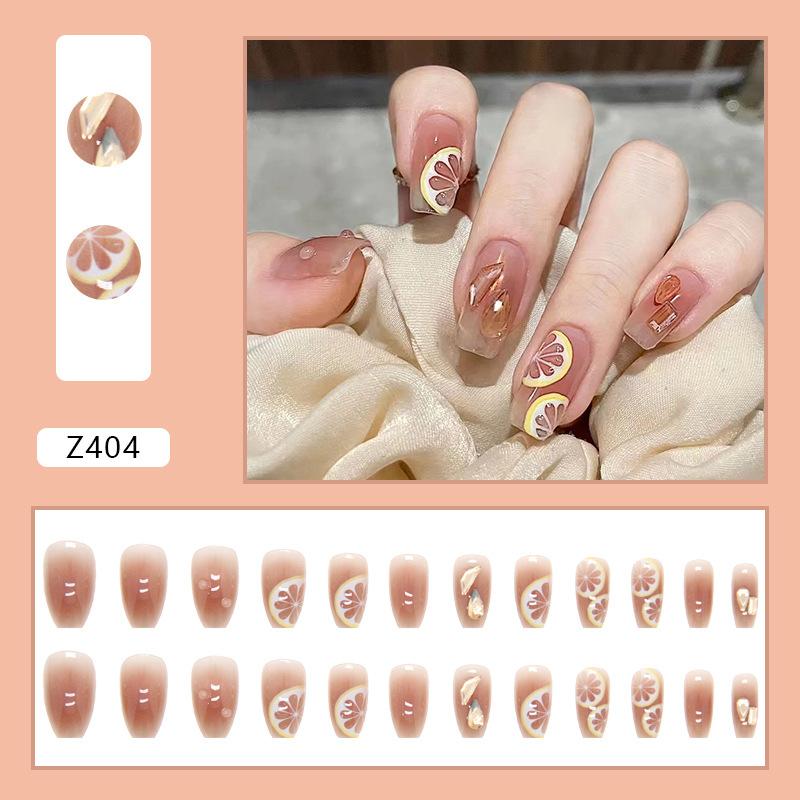 Diamond Wearing Nail Ice Culoare transparentă Flash Diamond 24 Bucăți Cutie Unghii false Finisat Nail Art de ultimă generație