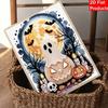 Halloween Pearl Painting Art Full Pearl Handmade Diy Home Decorations Moon Ghost Pumpkin Candlelight Craft Gifts Wall Decor