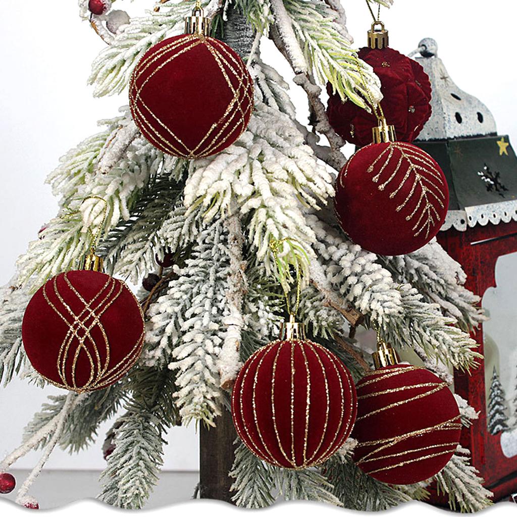 Palline di Natale 616 Set Regalo - Decorazioni da Appendere Verniciate Galvanizzate