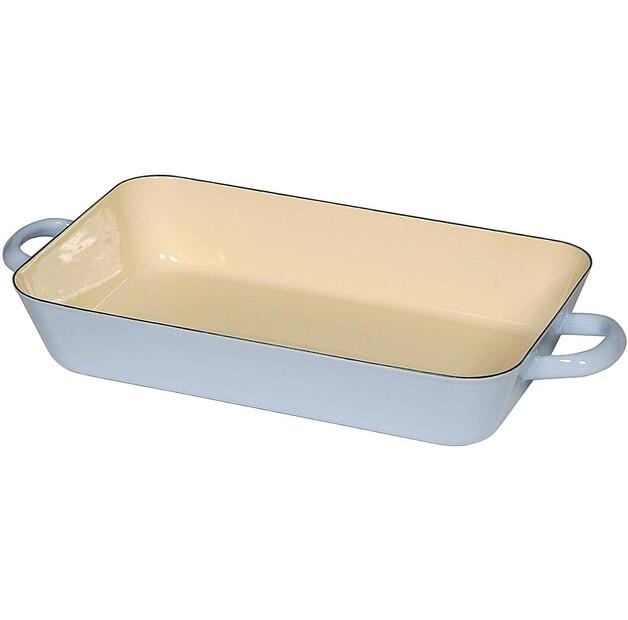 

Сковорода Riess Pastell 33x20 см синяя 6 л (0046-006)