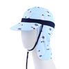 Kids Windproof Anti-UV Sun Hat Large Brimmed Breathable Nylon Multicolor Cap for Hiking Climbing