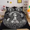 Beauty Skull Style Bedding Set 3D Printed Bedding Cover Man Home Bedroom Microfiber Bed Set King Size Bedroom Decor