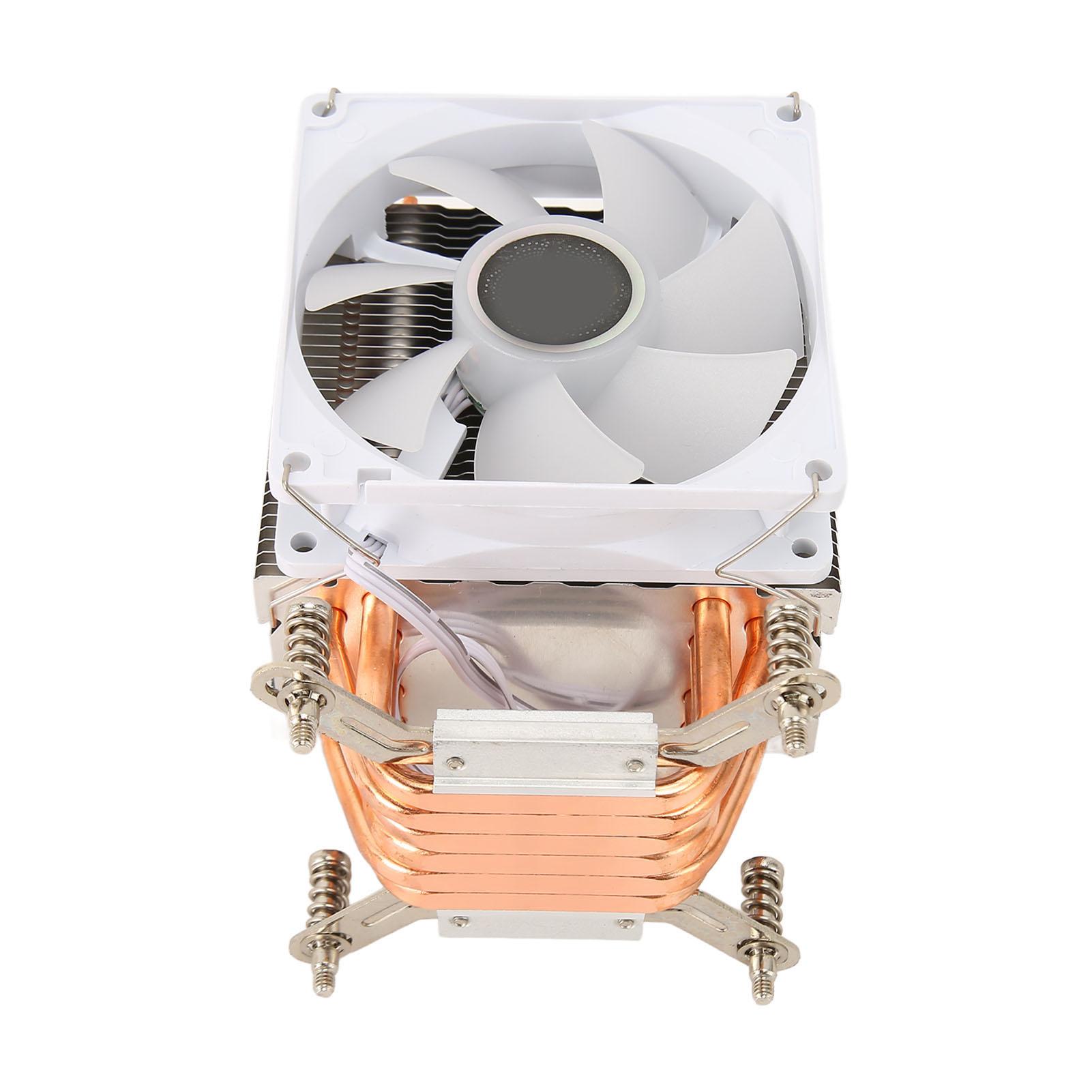 

9CM CPU Cooler 4 Copper Heat Pipes Colorful Lighting 3pin Hydraulic Computer CPU Cooling Fans for Desktop