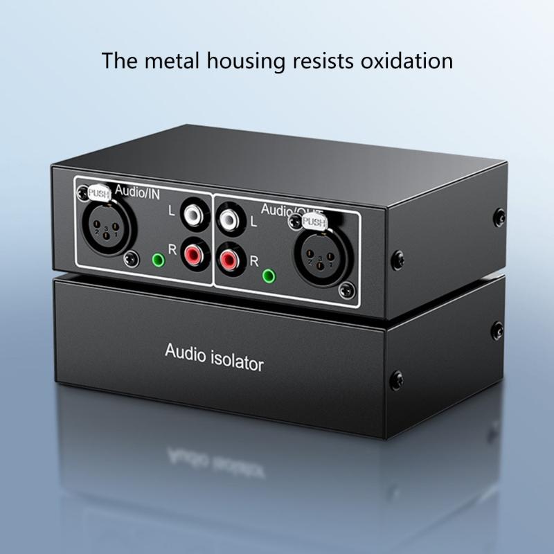 Cinch LR Audio-Schalter 4 in 1 Out Bidirektional Geräuschlos HiFi Stereo Splitter Box für Kopfhörer Spielekonsolen Soundbars