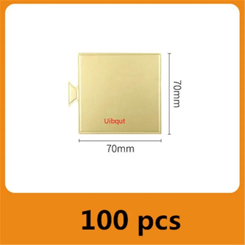 100ks/set Zlatá stříbrná Mousse Mat Spodní Pěna Dort Základní desky Papírová deska Tvar Dezertní tác Vánoční dort Dekorace Pomůcky