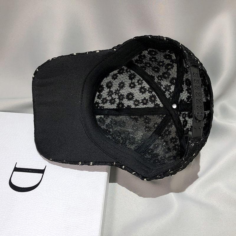 Hut Damen Sommer dünnes Mesh atmungsaktive Baseballkappe Sonnenschutz Sonnenhut klein frisch Chrysanthemenkappe Tide