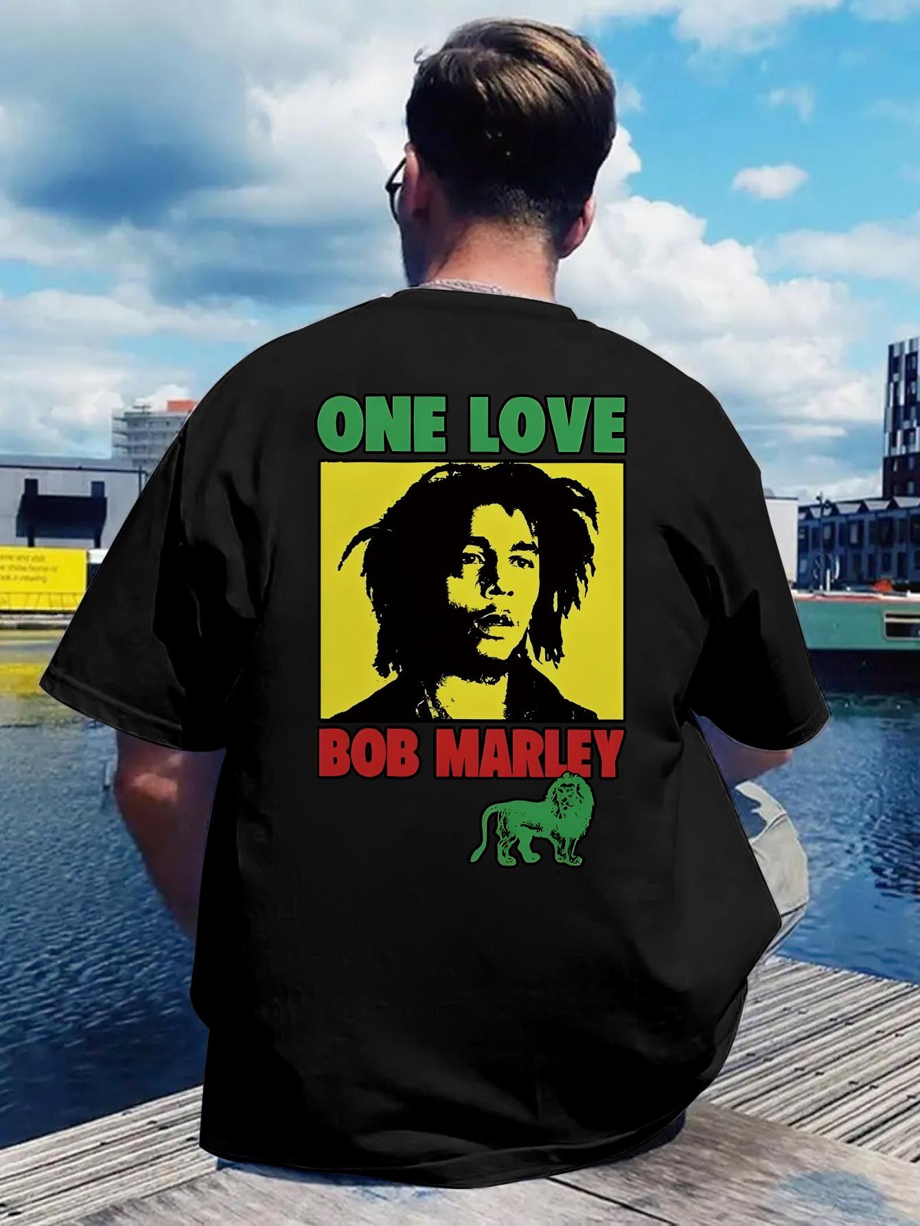 Retro Rock Band Print T-shirt L