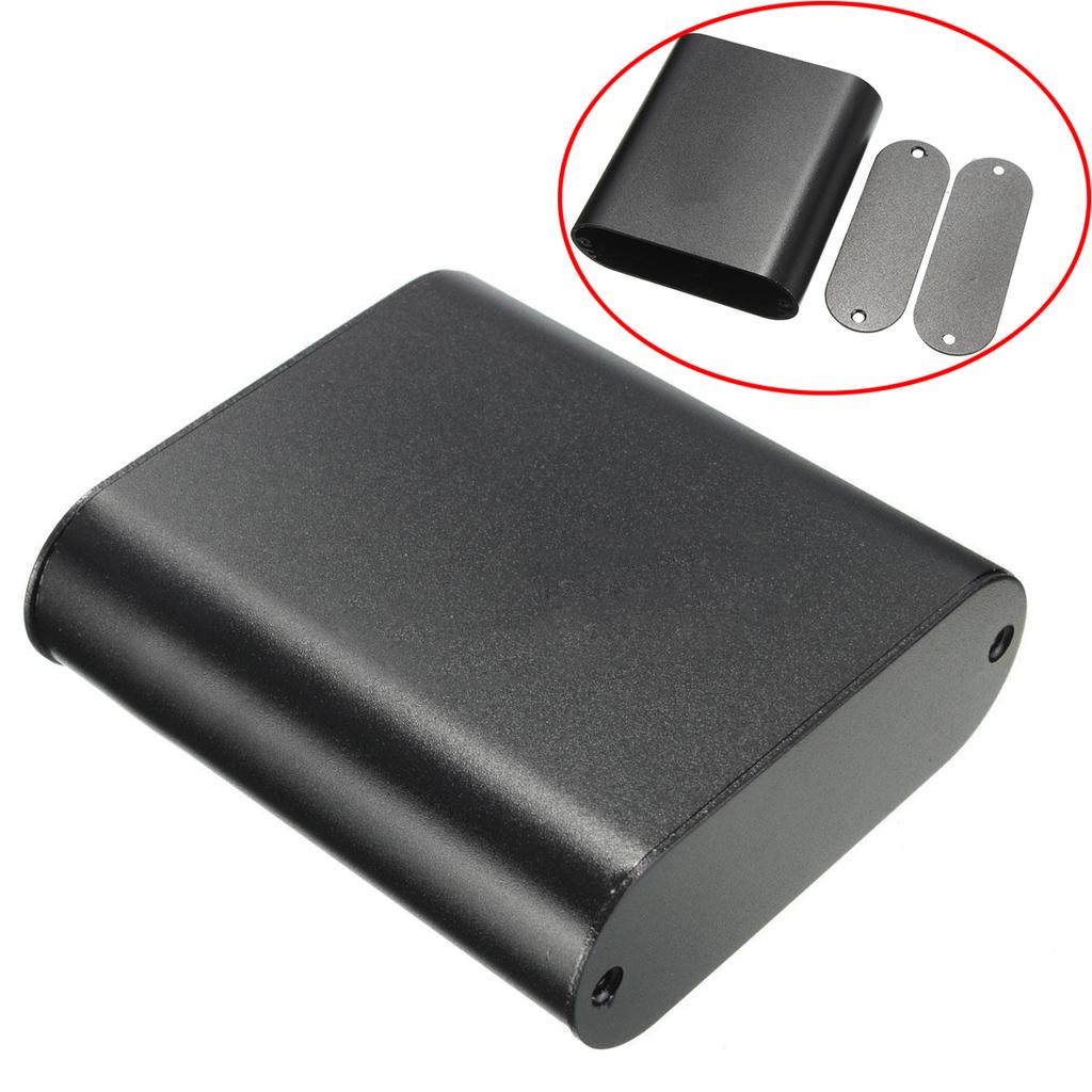 Nueva caja de aluminio para instrumentos de PCB de 75 mm x 70 mm x 24 mm, carcasa para proyectos electrónicos