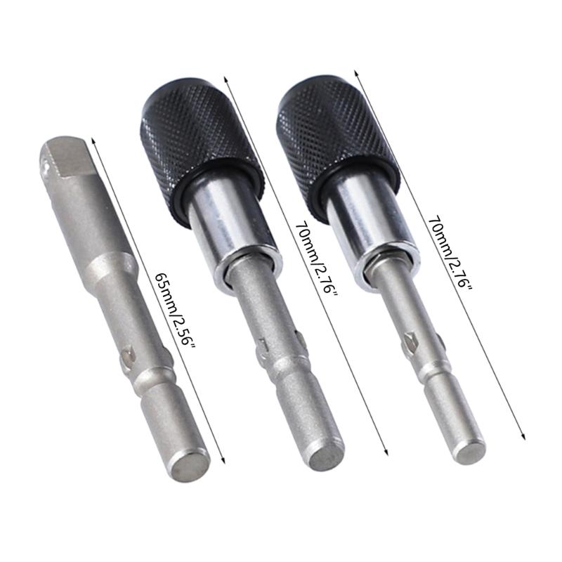 3 ks/sada 801 802 až 1/4 palce Magnetický šroubovák s magnetickým šroubovákem Držák bitů Rychloupínací elektrické vrtací tyčové nástroje