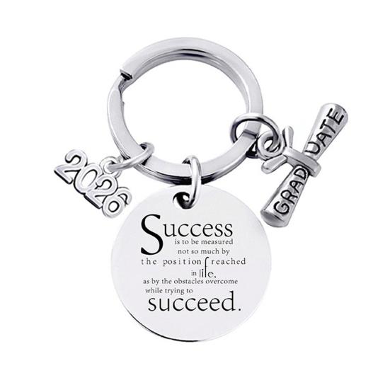 Keychain Pendant Class of 2026 Durable Stainless Steel Keepsake Nursing Law Students Keychain