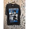 Muhammad Ali Graphic Tee XL Black Acid Wash Cotton Boxing Shirt Nwot