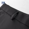 Luomeng Men's Ice Silk Silk Blend Straight-Leg Casual Trousers