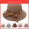 Summer Womens Wide Brim Straw Sun Hat With Sun Protection For Beach And Outdoor Activities