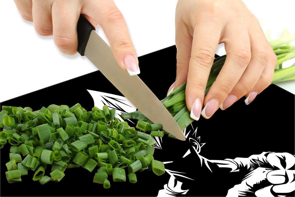 Szklana płyta ochronna na kuchenkę 60x52 Anime