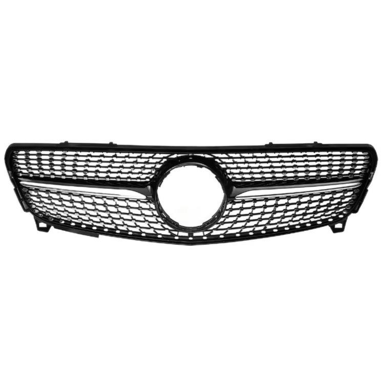 Diamond Black Front Grille for Mercedes W176 A-Class (A200, A250, A45) 2013-2015