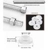 4-6 Minute Silicone Convex Gasket: Shower & Faucet Repair, Waterproof Seal, Corrugated Pipe