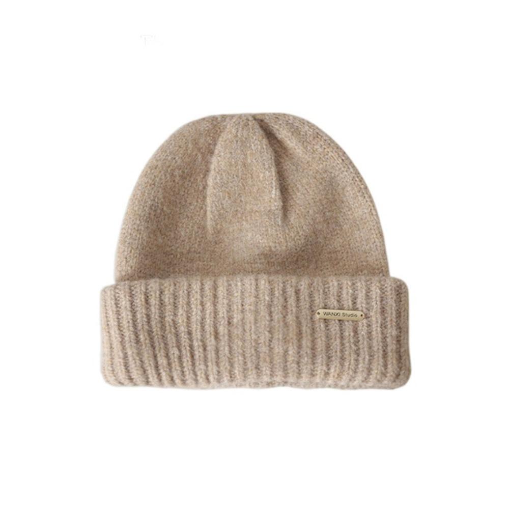 

Корейская вязаная крючком шапочка для умывания, шерстяная шапка, вязаная шапочка, ретро вязаная шапка, для девочек хаки