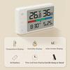 Mini Thermometer Hygrometer Messgerät Digital Intelligent Feuchtigkeitsmesser Temperatur Monitor Datum Uhrzeit Wetterstation Sensor Zuhause