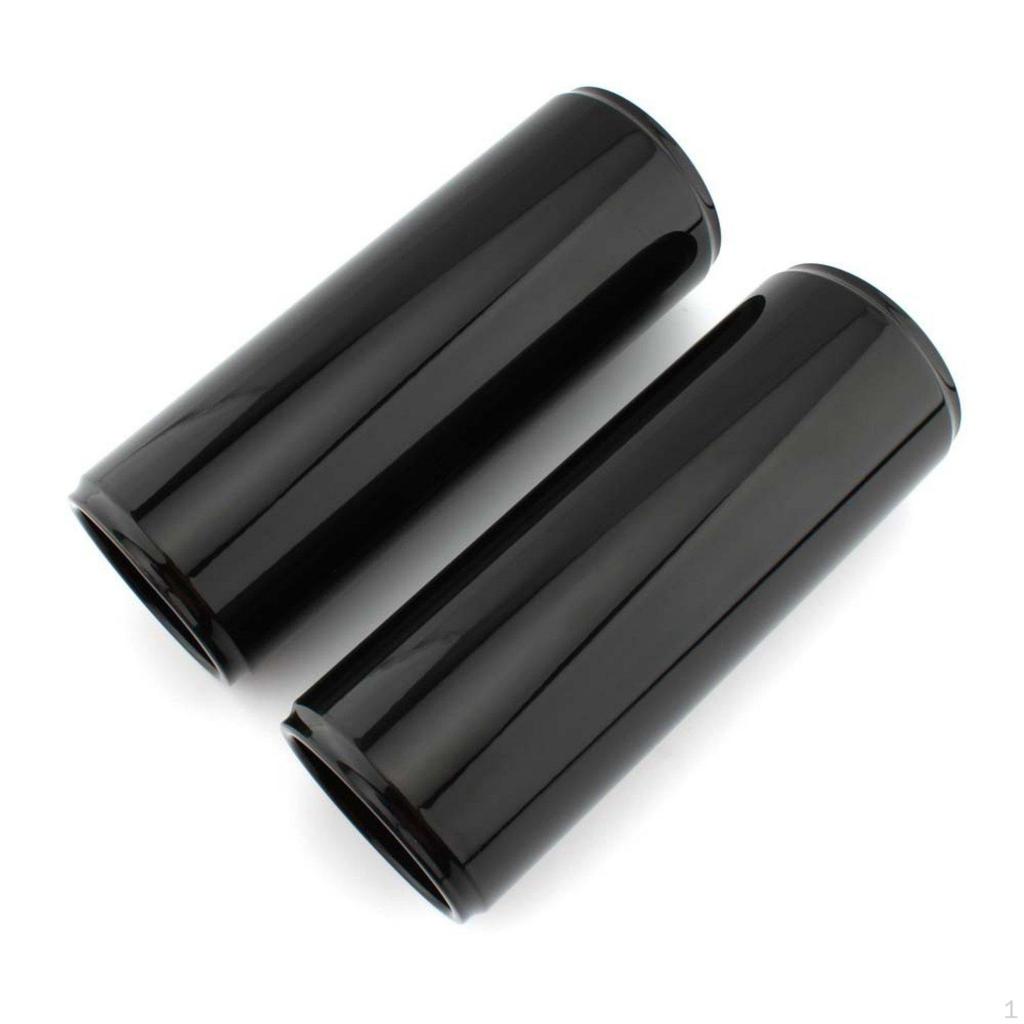 2 Pieces Front Shock Sleeves Aluminum Alloy Motorcycle Fork Decorative Dust Protectors