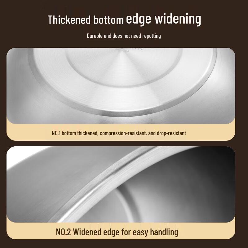CHAHUA 304 Stainless Steel Mixing Bowl