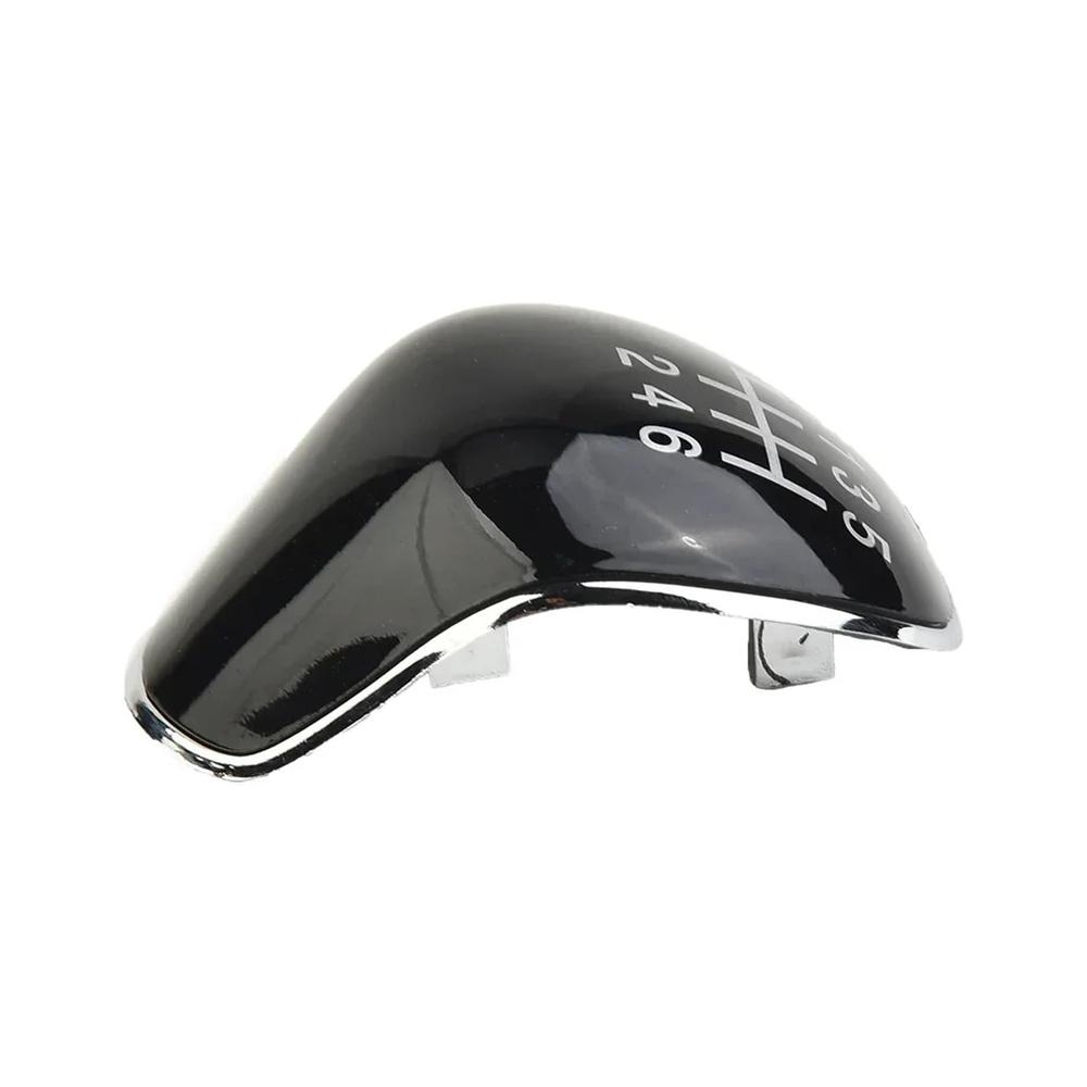 6 Speed Gear Stick Shift Knob Cap Cover Insert Black For Ford Focus Fiesta