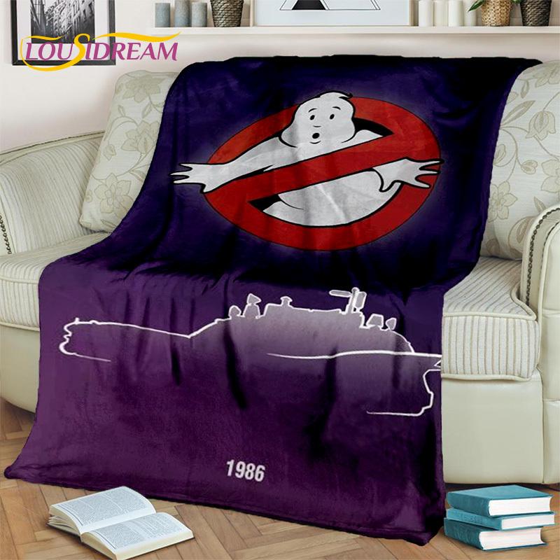 G-Ghostbusters Cartoon-Film-Decke, weiche Flanell-Überwurfdecke für Zuhause, Schlafzimmer, Bett, Sofa, Picknick, Büro, Wandern, Freizeit, Nickerchen, Geschenk