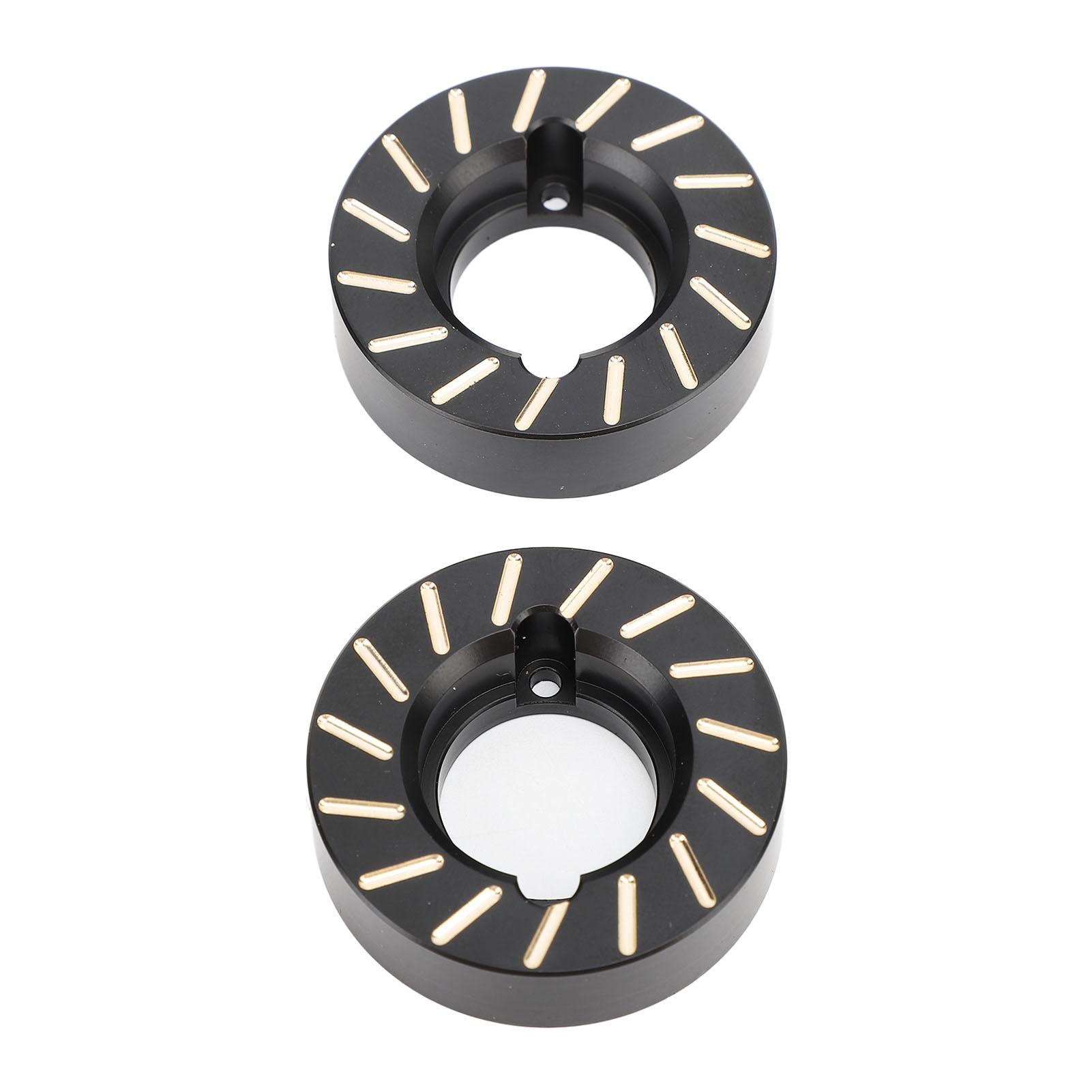 

2 шт. Важкі латунні поворотні кулаки коліс Противаги Підходять для SCX10 II 90046 RC Гусеничного Автомобіля Модернізовані Деталі