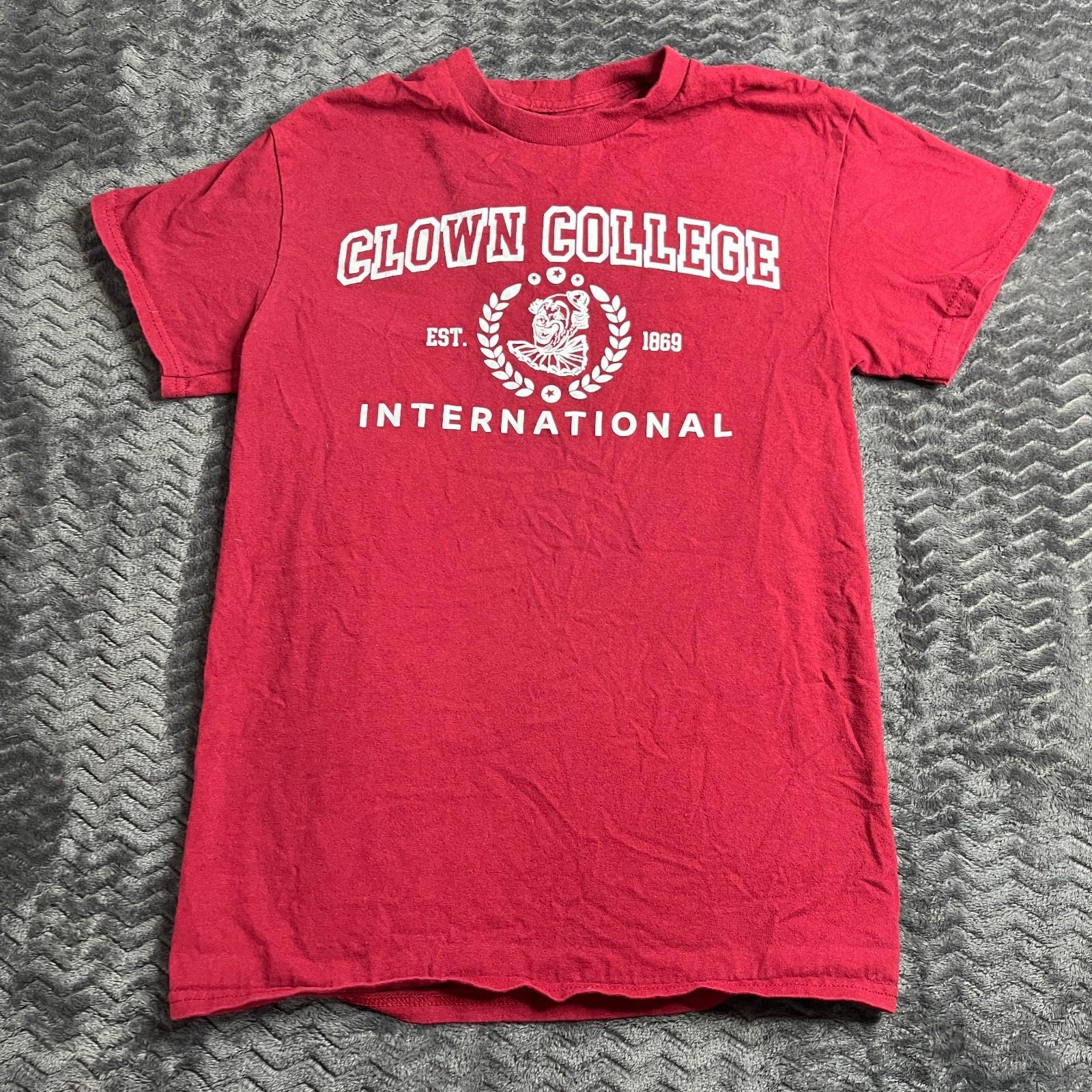 Clown College International T Shirt Mens Size Small Red Got Funny S