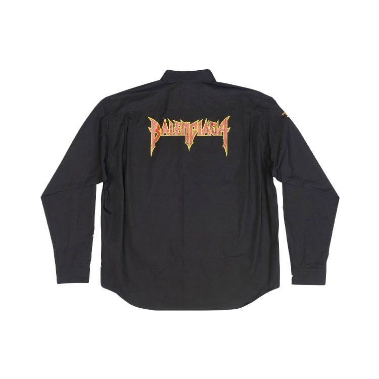 Balenciaga Metal Vintage Oversized Shirt 699053TYB181000
