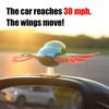 Colorful Bird Motorcycle & Car Ornament Waving Wings Flying Rearview Mirror Decoration Easy Installments for Vehicle Accessories